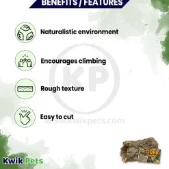 Zoo Med Natural Cork Bark Round Brown Medium