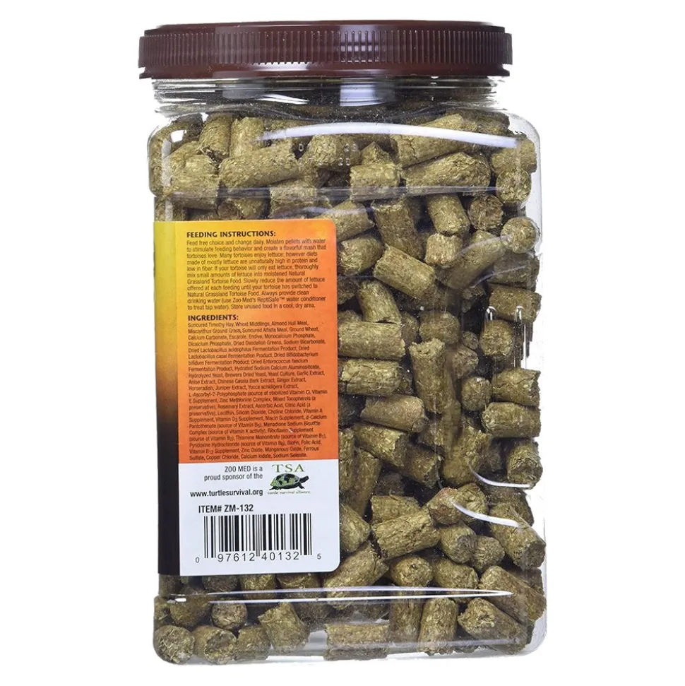 Zoo Med Natural Grassland Tortoise Dry Food 35-oz