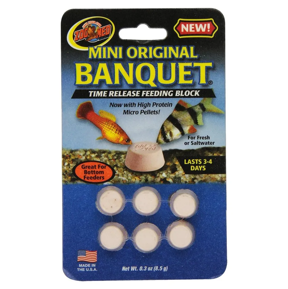 Zoo Med Original Banquet Fish Feeding Block Mini 0.3-oz