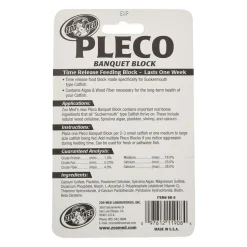 Zoo Med Pleco Banquet Fish Feeding Block Regular 0.45-oz