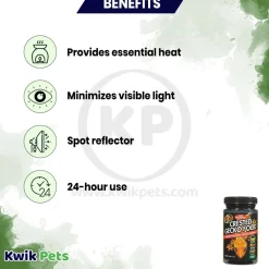 Zoo Med Premium Blended Watermelon Flavor Crested Gecko Dry Food 4-oz