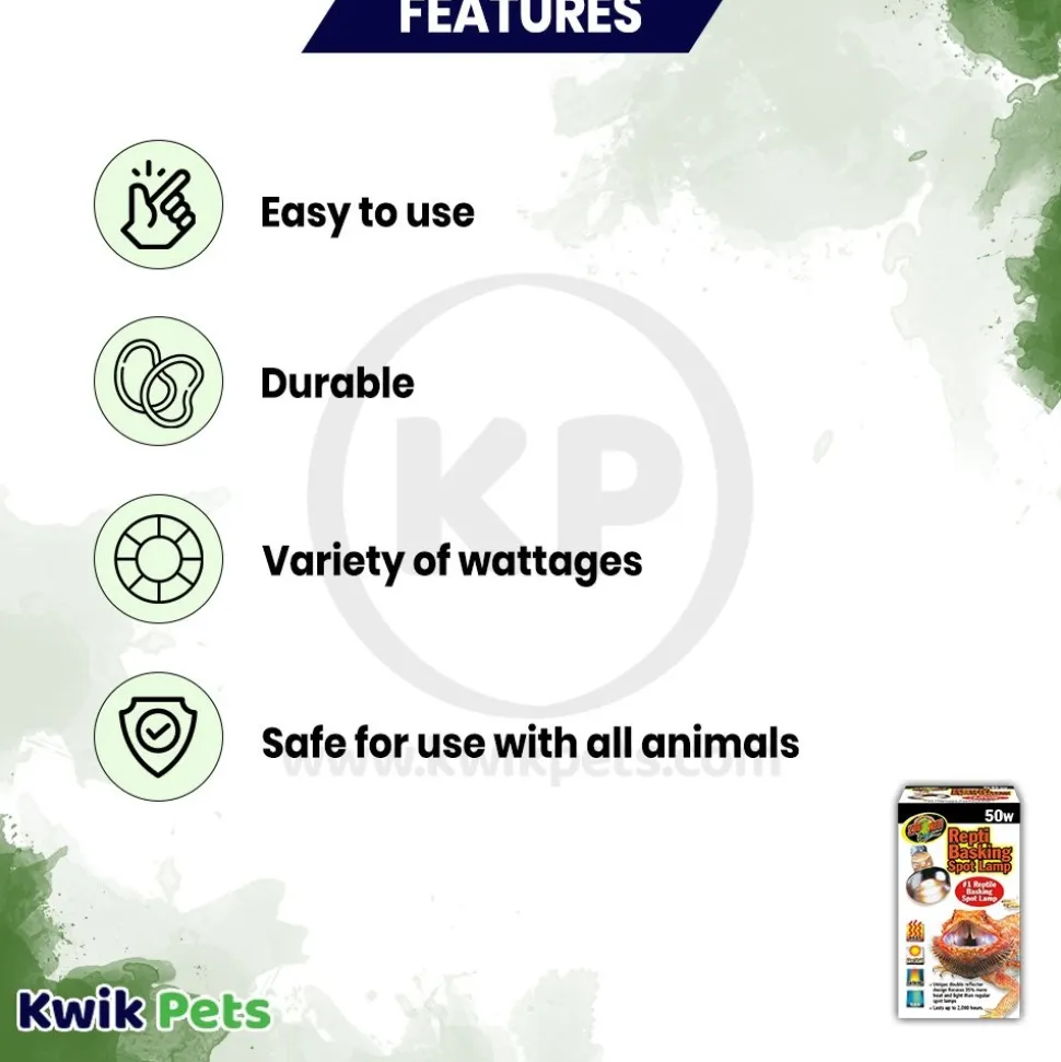 Zoo Med Repti Basking Spot Lamp 50W