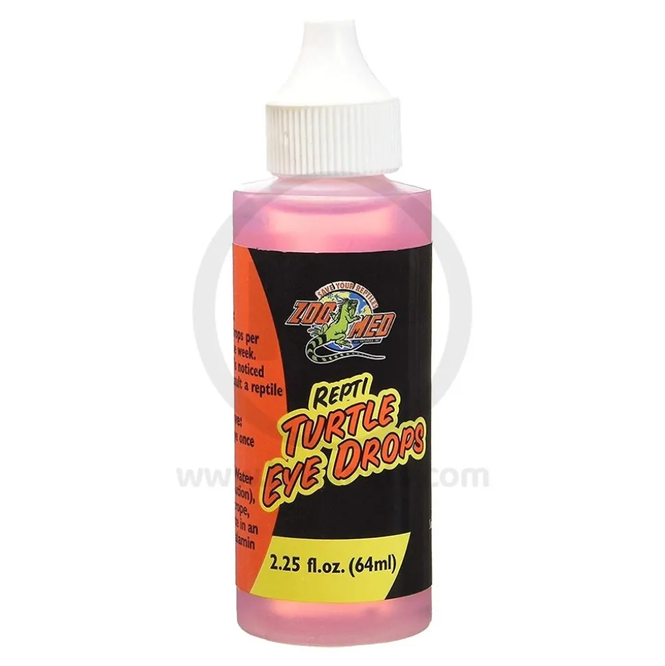 Zoo Med Repti Turtle Eye Drops for inflammed Eyes 2.25-oz