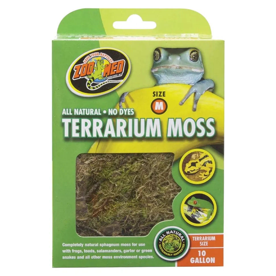 Zoo Med Terrarium Moss Substrate Green Medium 10 gal