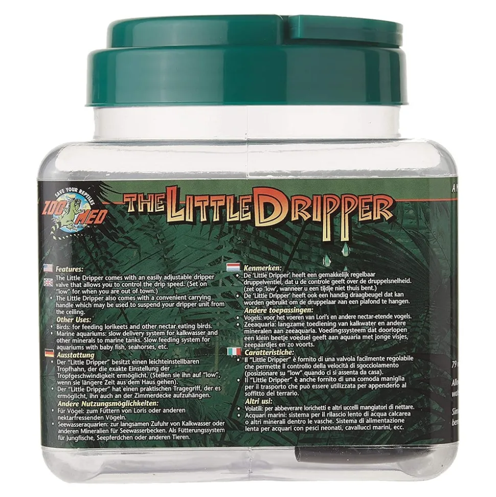 Zoo Med The Little Dripper and Big Dripper for Reptiles 70-oz