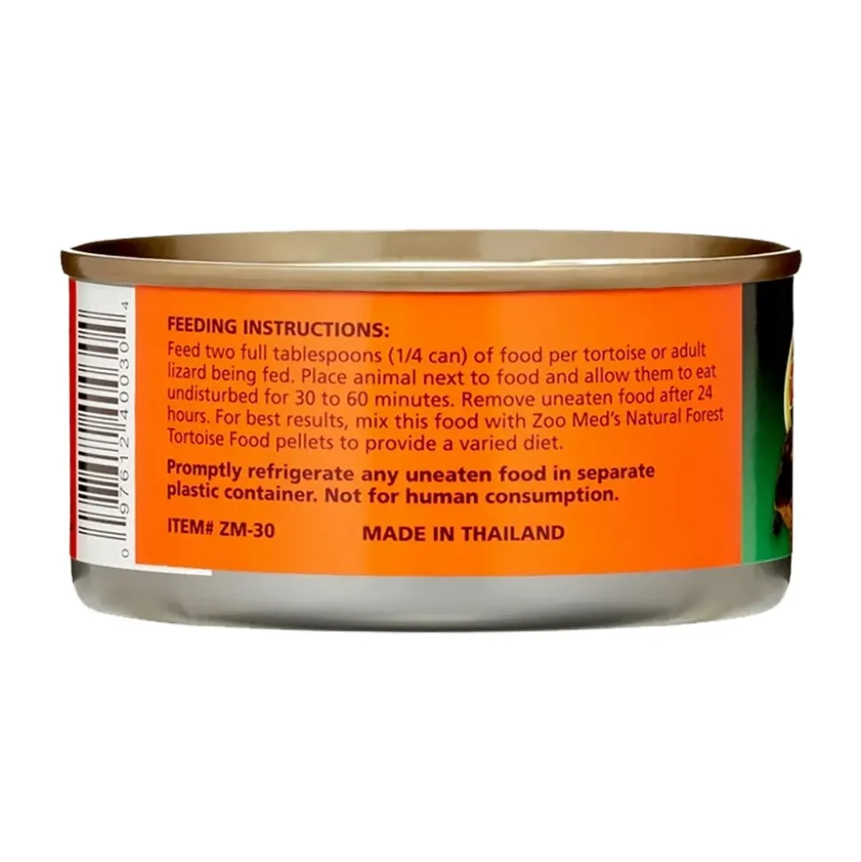 Zoo Med Tortoise & Omnivorous Lizard Wet Food 6-oz