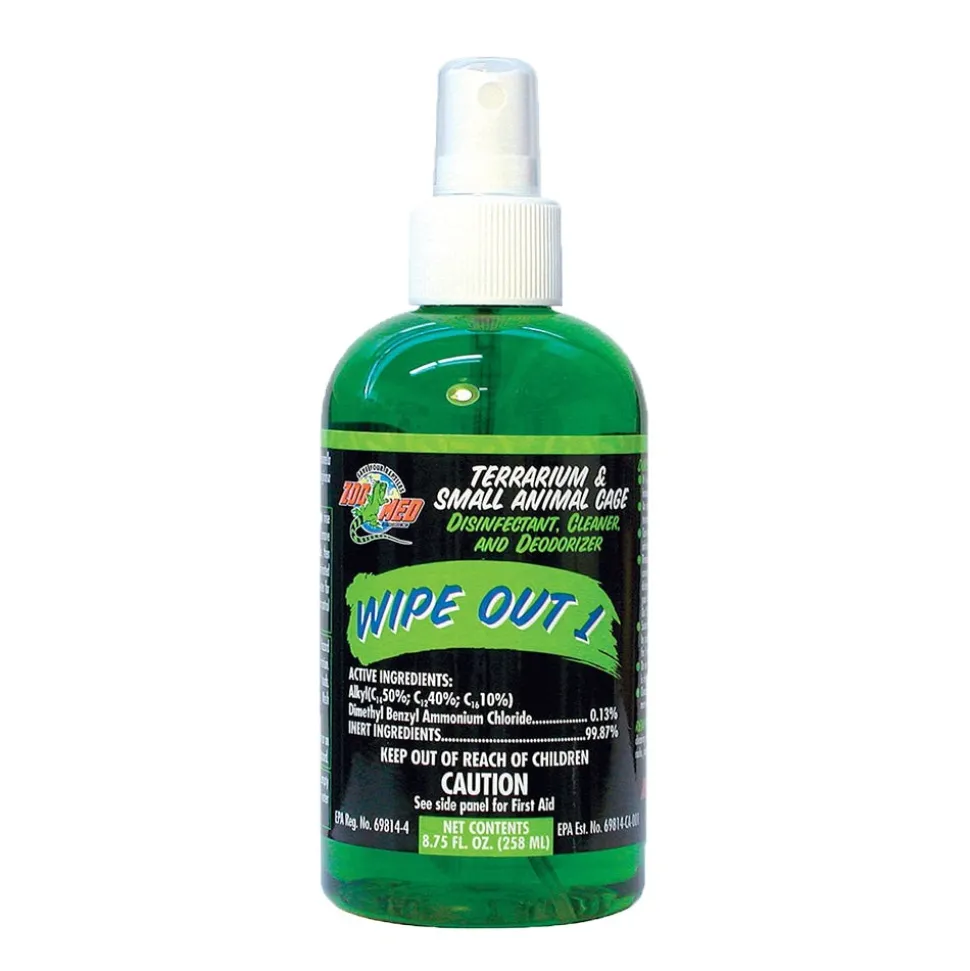 Zoo Med Wipe Out 1 for Terrariums & Small Animal Cage 8.75-oz