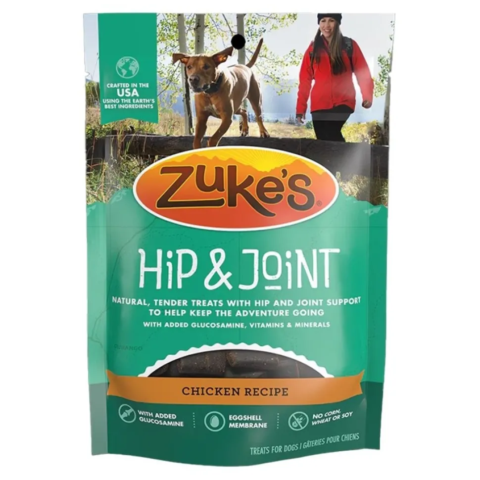 Zuke’s Hip & Joint Soft & Chewy Dog Treats Chicken Recipe 1-lb