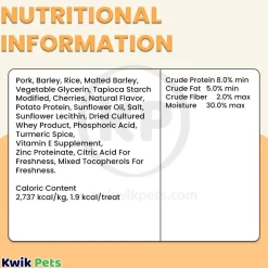 Zuke's Mini Naturals Training Dog Treats Pork Recipe 6-oz