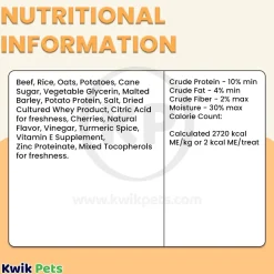 Zuke's Mini Naturals Training Dog Treats Beef Recipe 1-lb