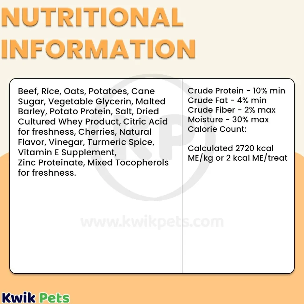 Zuke's Mini Naturals Training Dog Treats Beef Recipe 1-lb