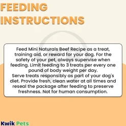 Zuke's Mini Naturals Training Dog Treats Beef Recipe 1-lb
