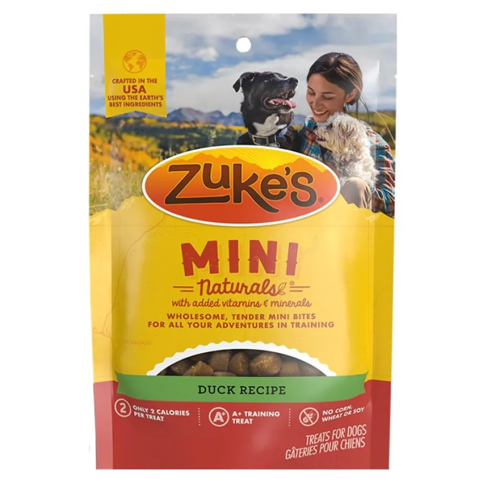 Zuke's Mini Naturals Training Dog Treats Duck Recipe 1-lb